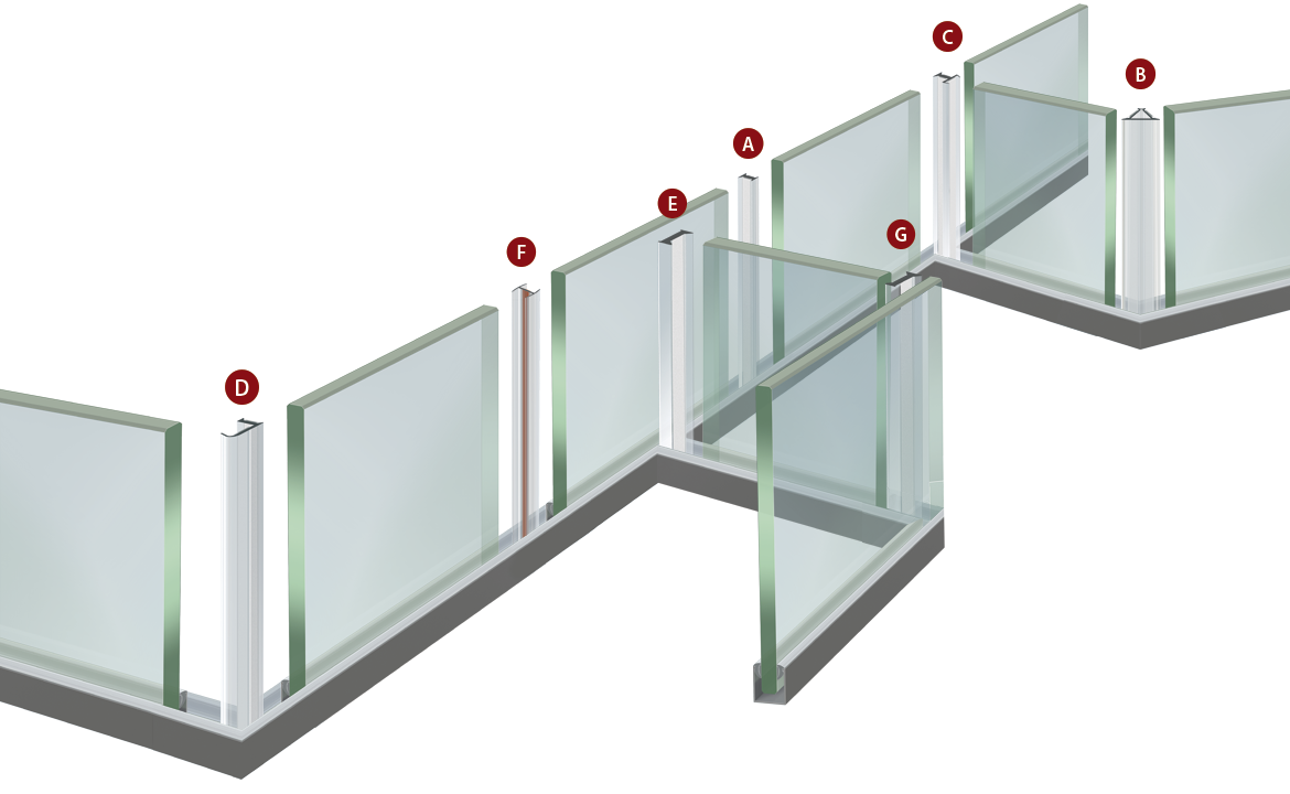 Frameless Glass Partitioning