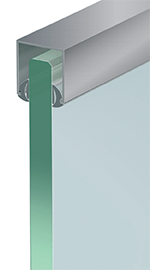 Dry joints for use on internal glass 